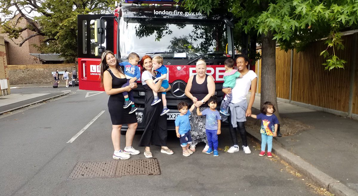 Willows Pre-School Wimbledon Nursery The Fire Brigade Visited